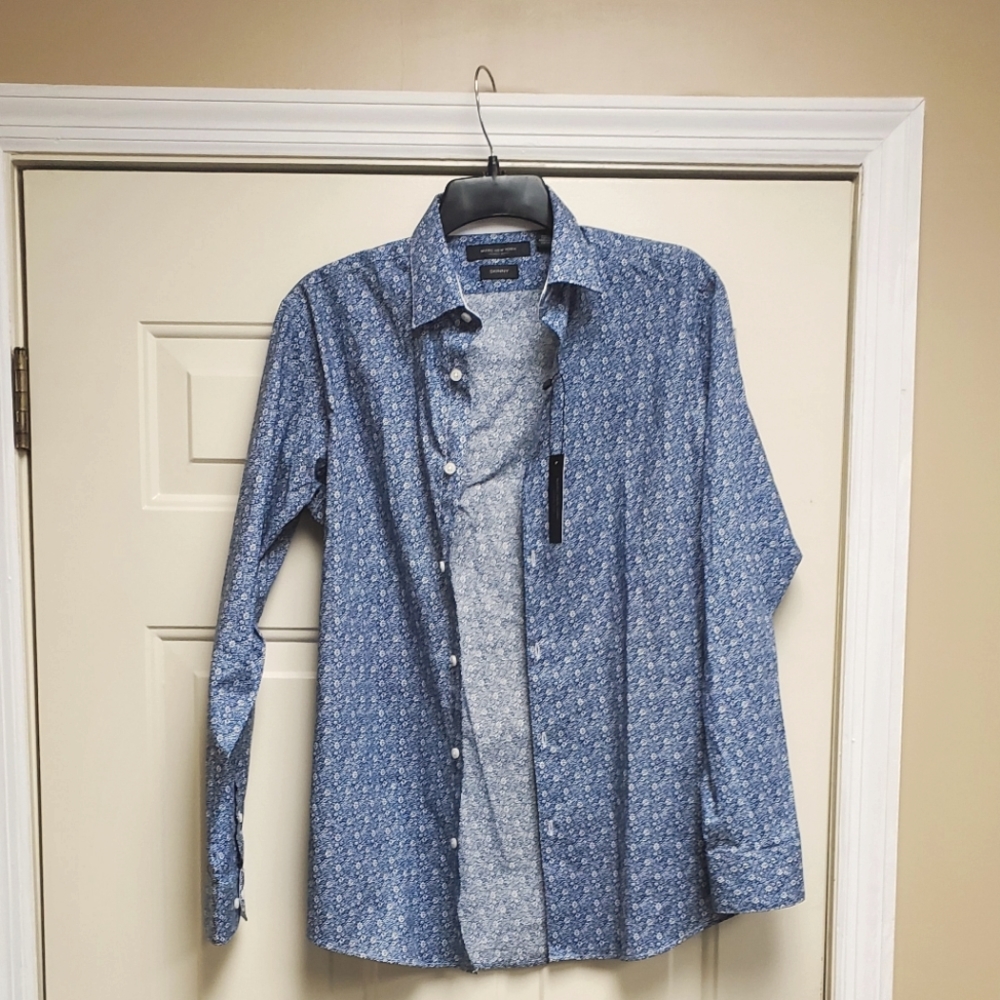 Boys Button down long sleeve shirt size 20 skinny